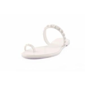 Carmen Sol Maria Jelly Sandal Off White Grey Size 9